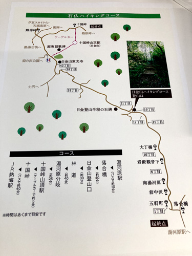 石仏ハイキングコース