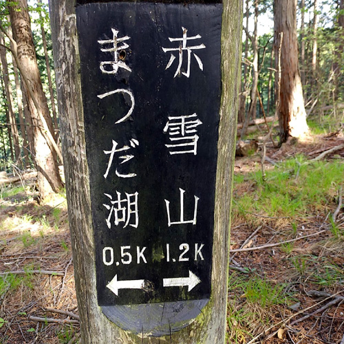 足利100名山の赤雪山と仙人が岳