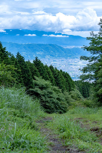 箱根の明神が岳へ
