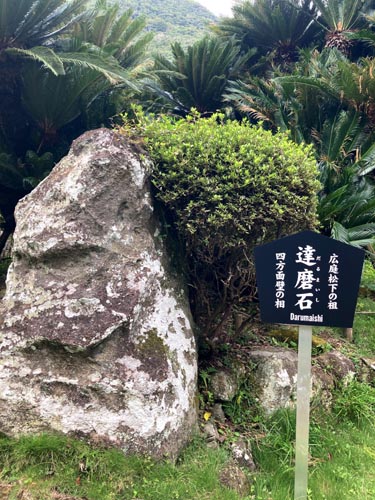 鋸山の中腹に広がる日本寺